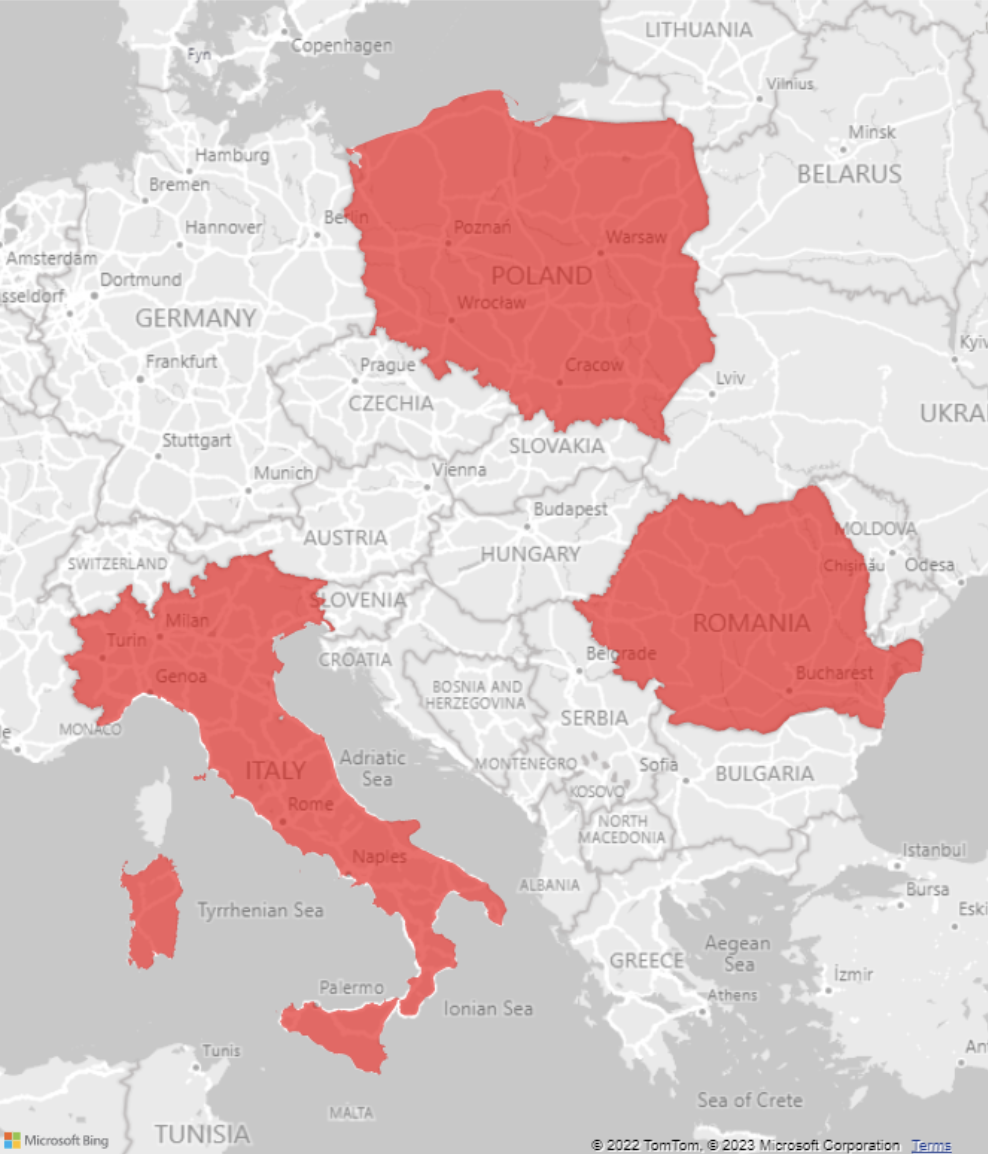 harta automate eurcomtur